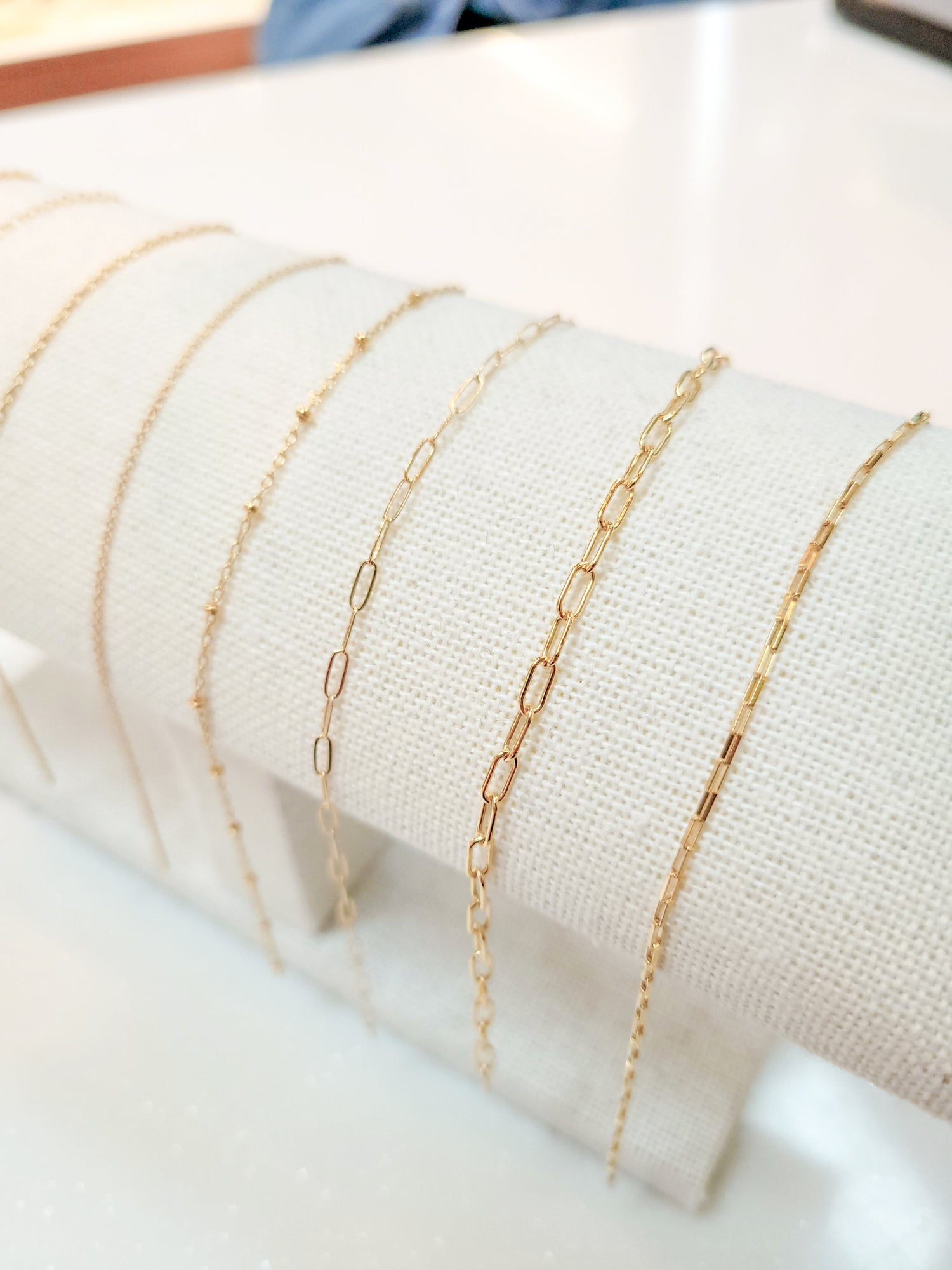 permanent jewelry, permanent jewelry chain styles