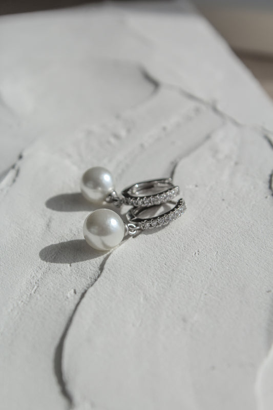 Pearl Hoops