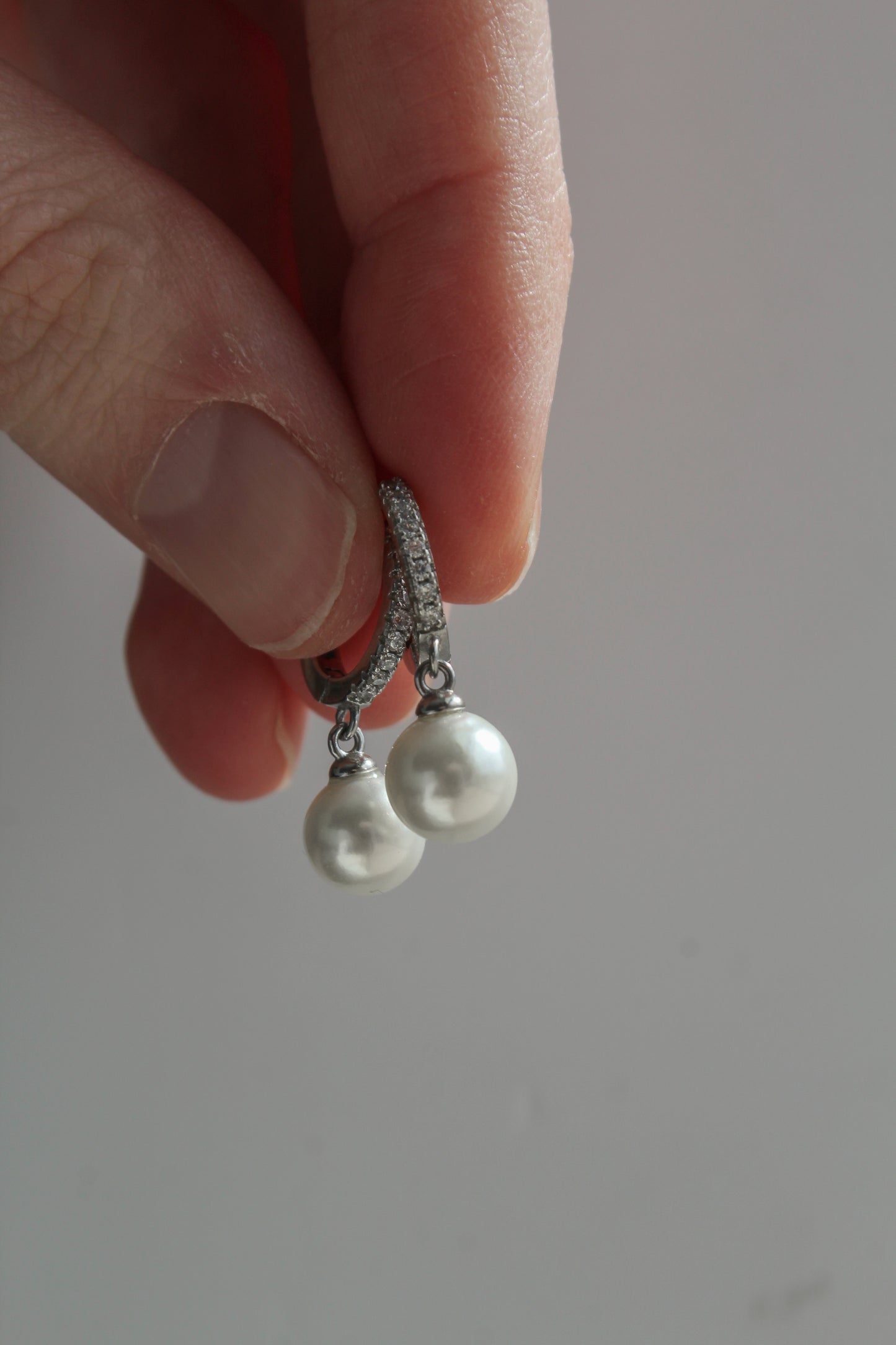 Pearl Hoops