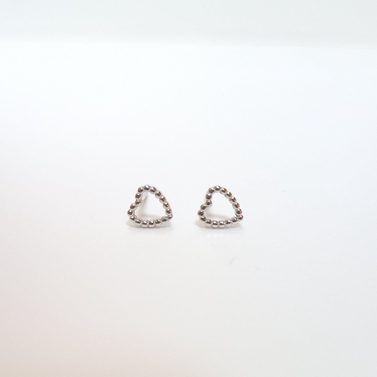 Beaded Heart Earrings
