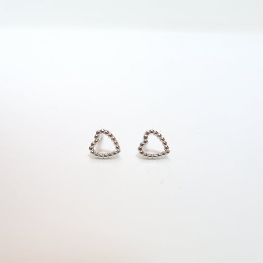 Beaded Heart Earrings