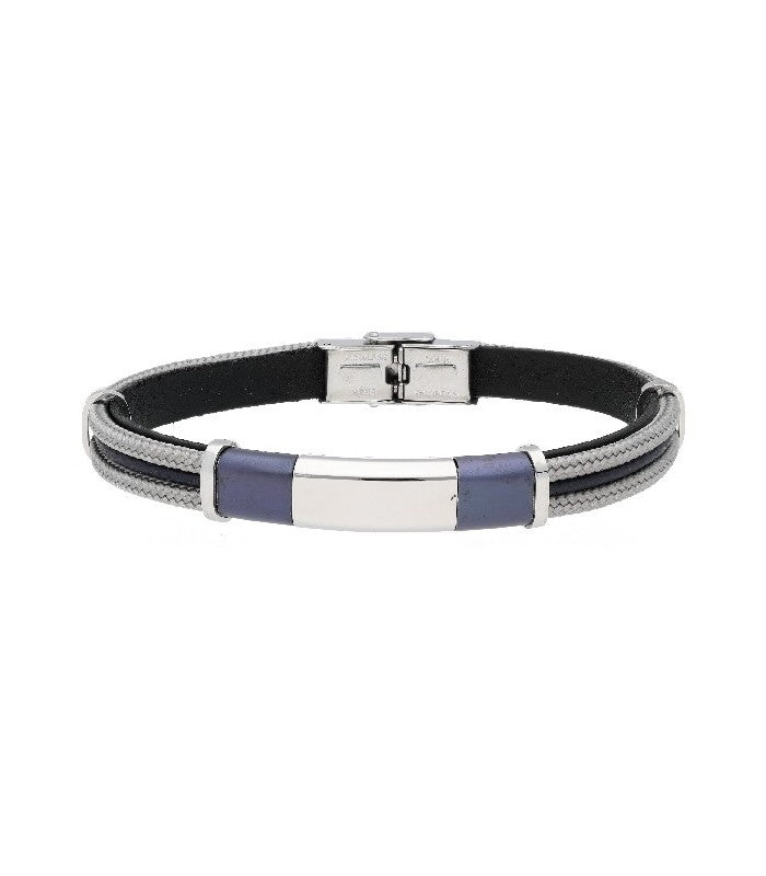 Industrial Leather Bracelet