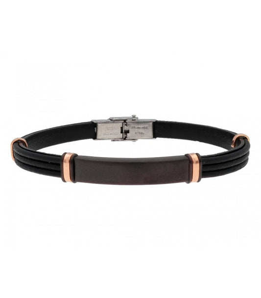 Rose Leather Bracelet