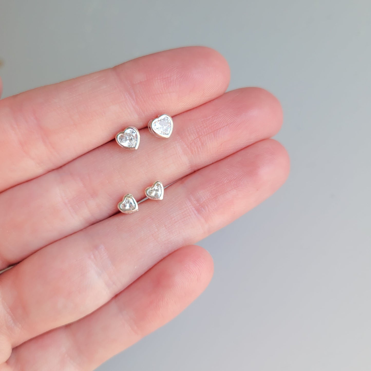Heart Studs