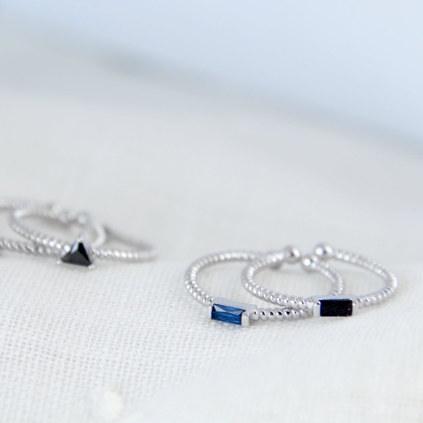Crystal Baguette Ring