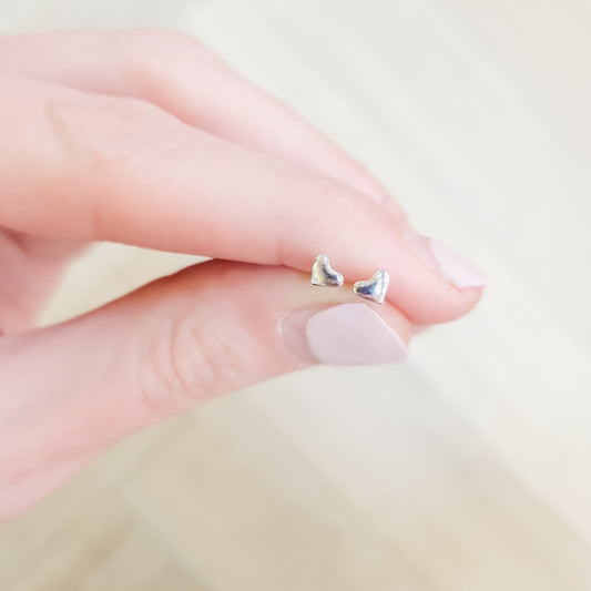 Mini Heart Studs