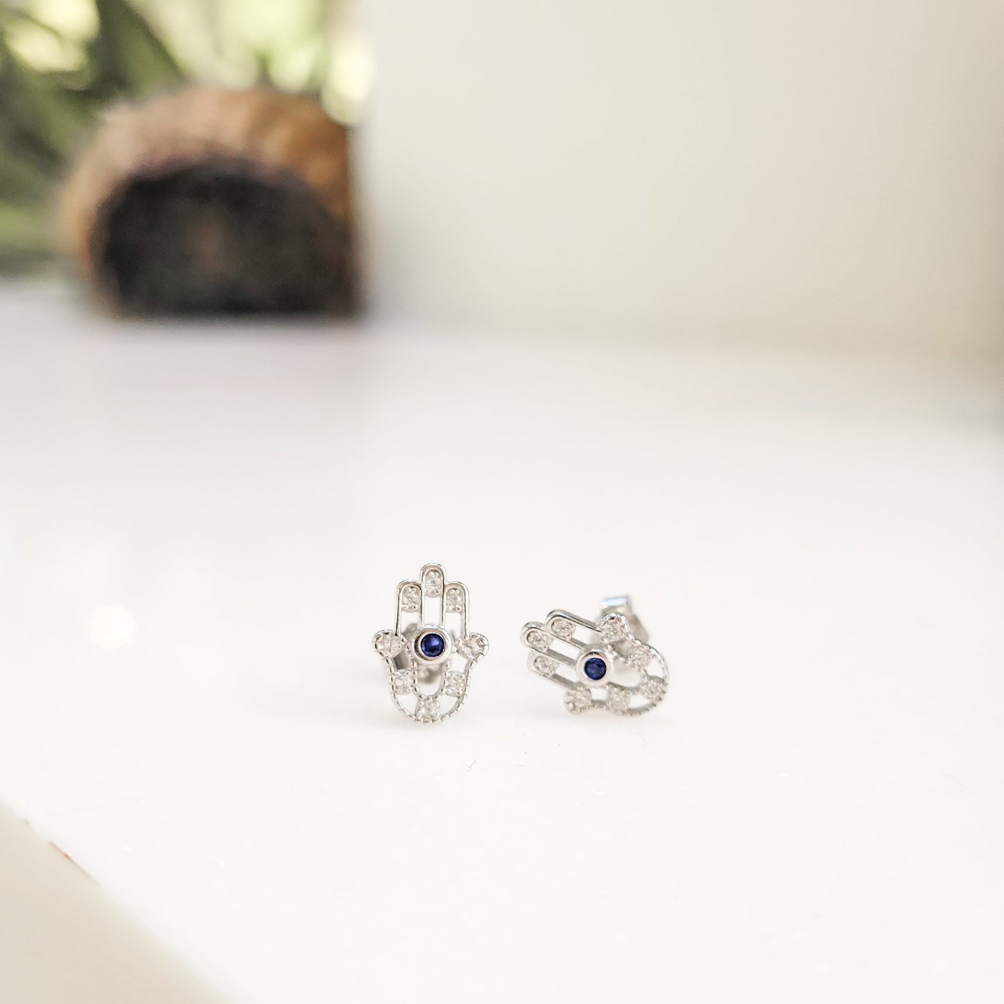 Hamsa Earrings