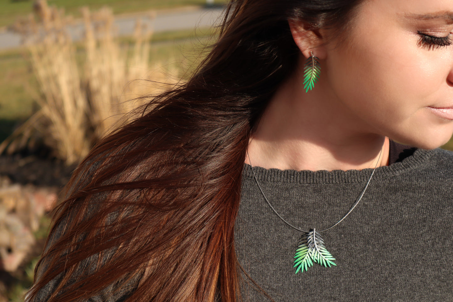 Palm Tree Necklace Small