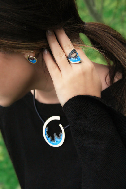 Wave Earrings Small