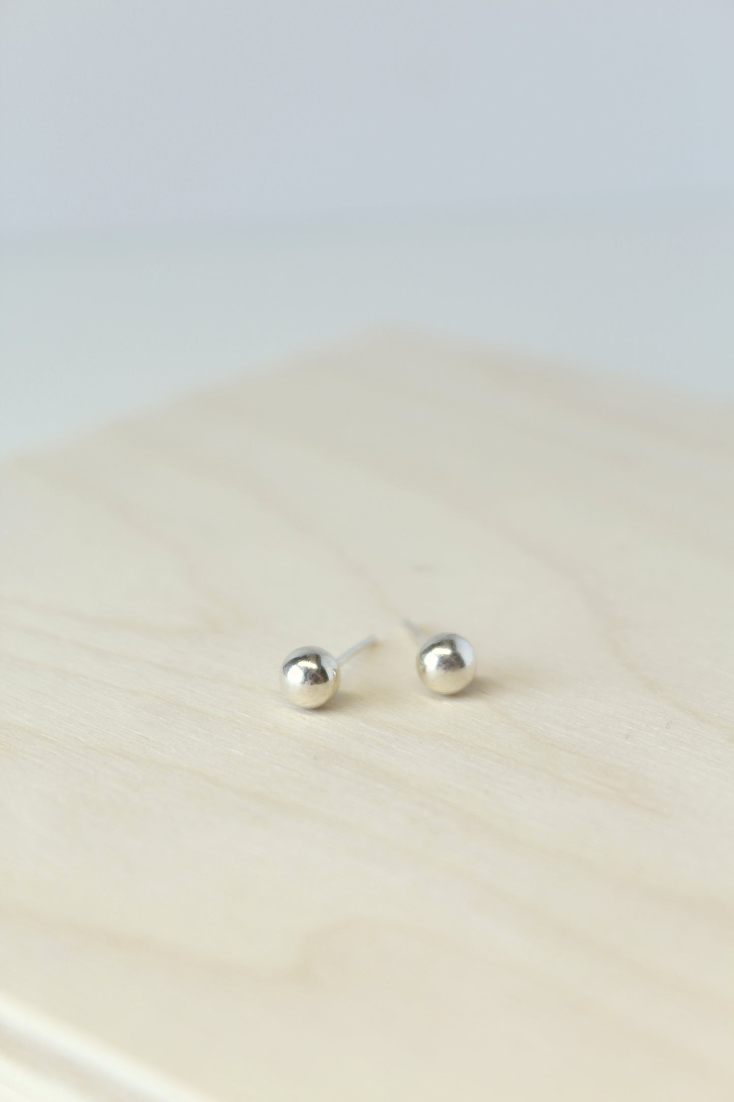 Silver Ball Studs