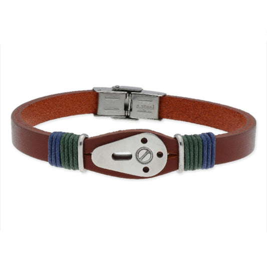 Sail Away Leather Bracelet