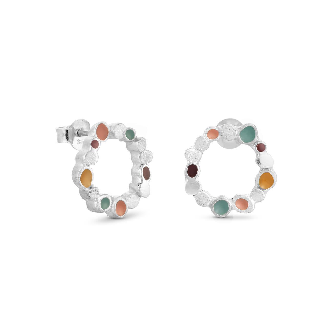 Silver Aura Earrings