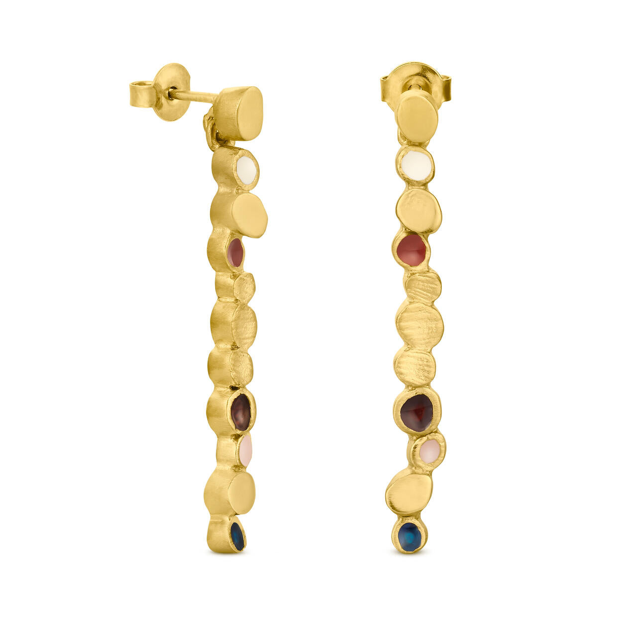 Golden Aura Drop Earrings