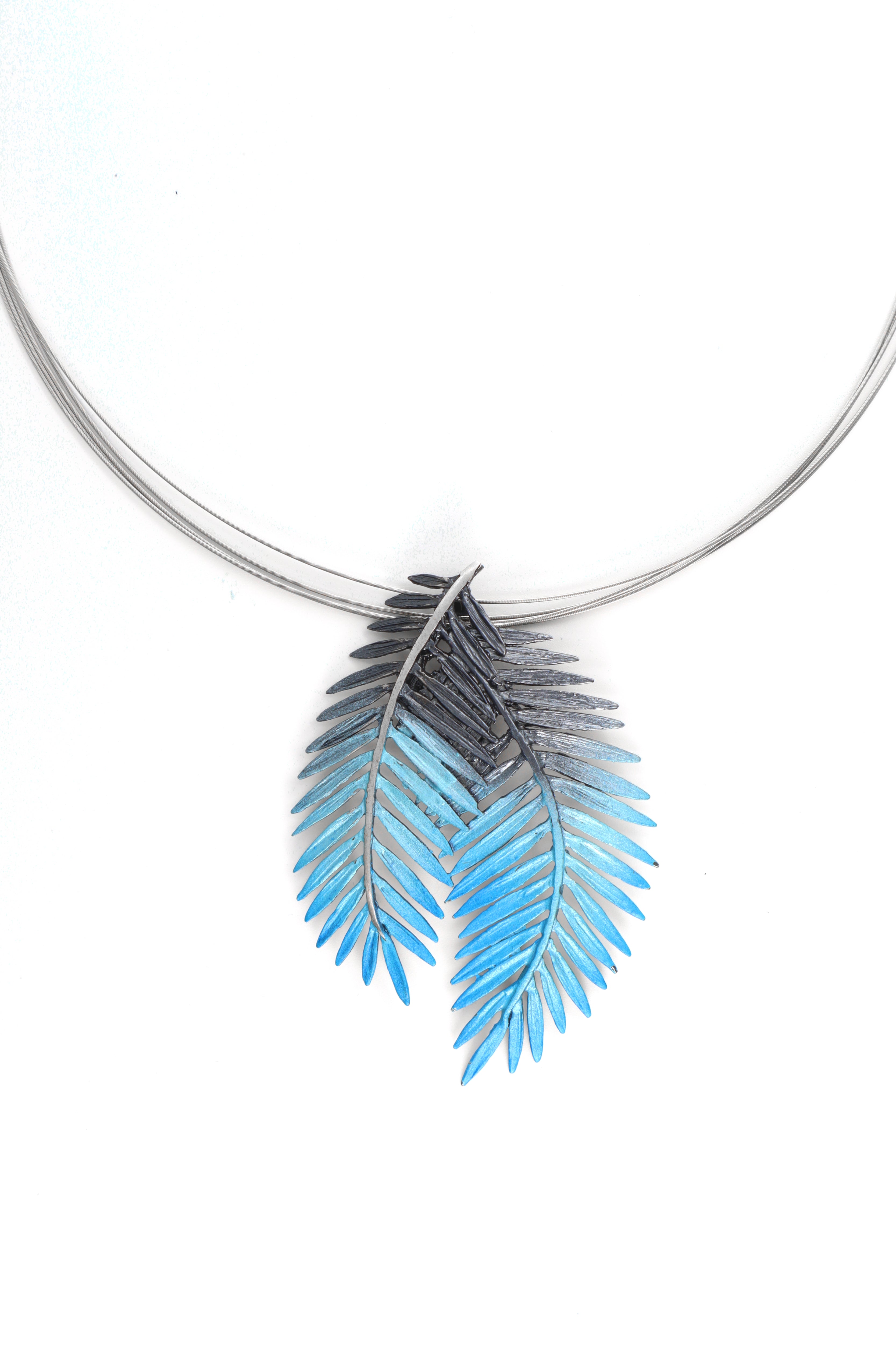 Capri Palm Tree Necklace in Sterling Silver- Landing Company